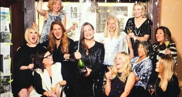 women in drinks champagne