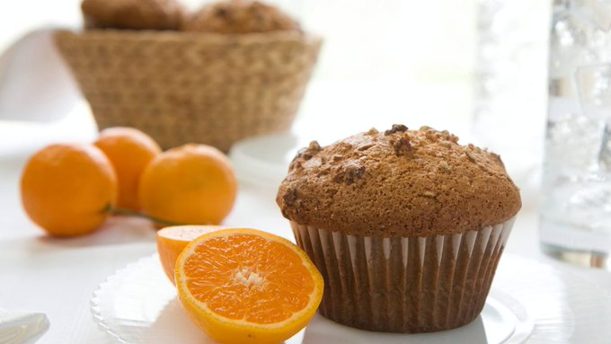 mayo cranberry orange muffins